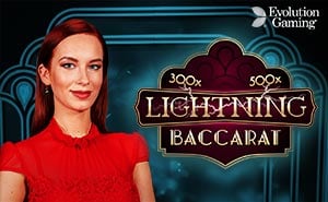 lightning baccarat live casino game