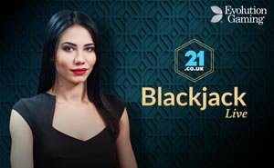 21.co.uk Live Blackjack