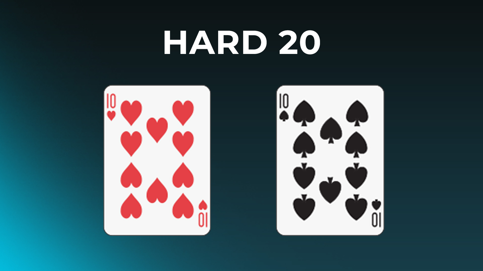 Example of a hard 20 hand